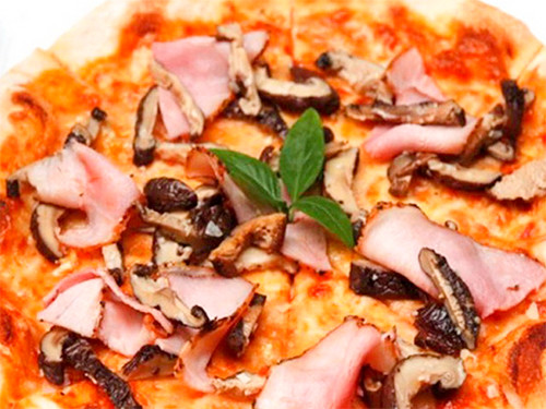 Prosciutto e Funghi [พิซซ่าแฮมและเห็ด]