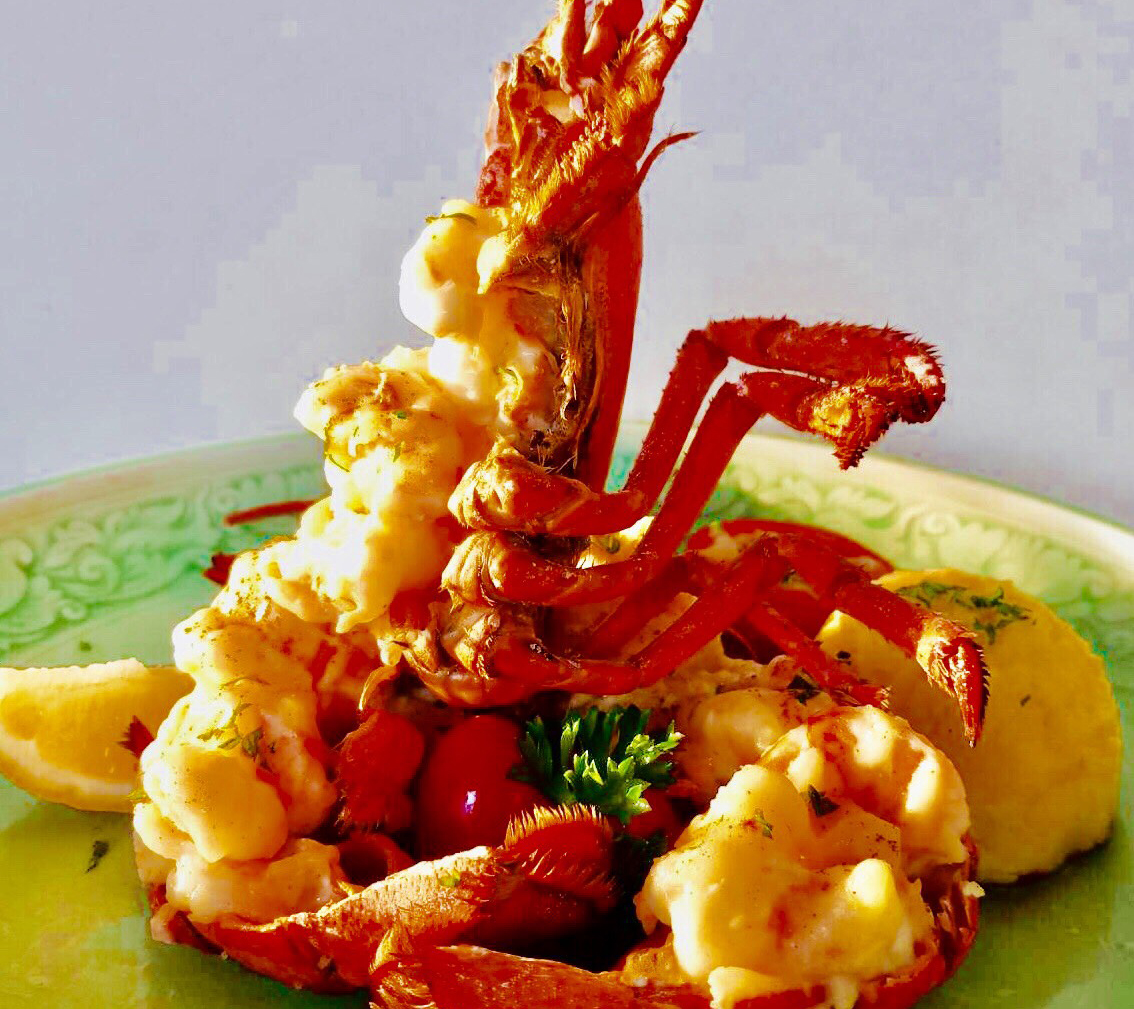 LOBSTER THERMIDOR (30 MINUTES COOKING) [ล็อบเตอร์ เทอมิเดอร์]