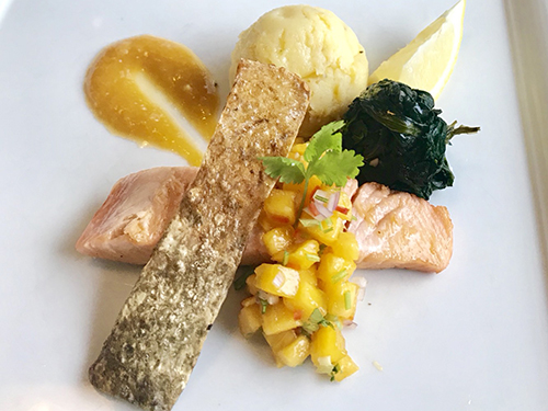 Marinated Salmon Fillet [สเต็กปลาแซลม่อน]