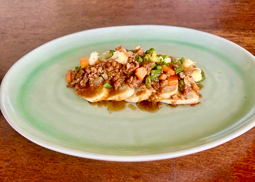 Tao-Hu Song Khrueng (vg) [เต้าหู้ทรงเครื่องเจ]